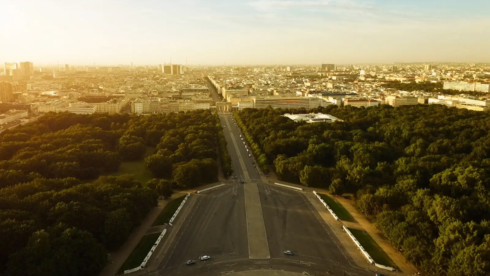 Berlin, Germany at golden hour